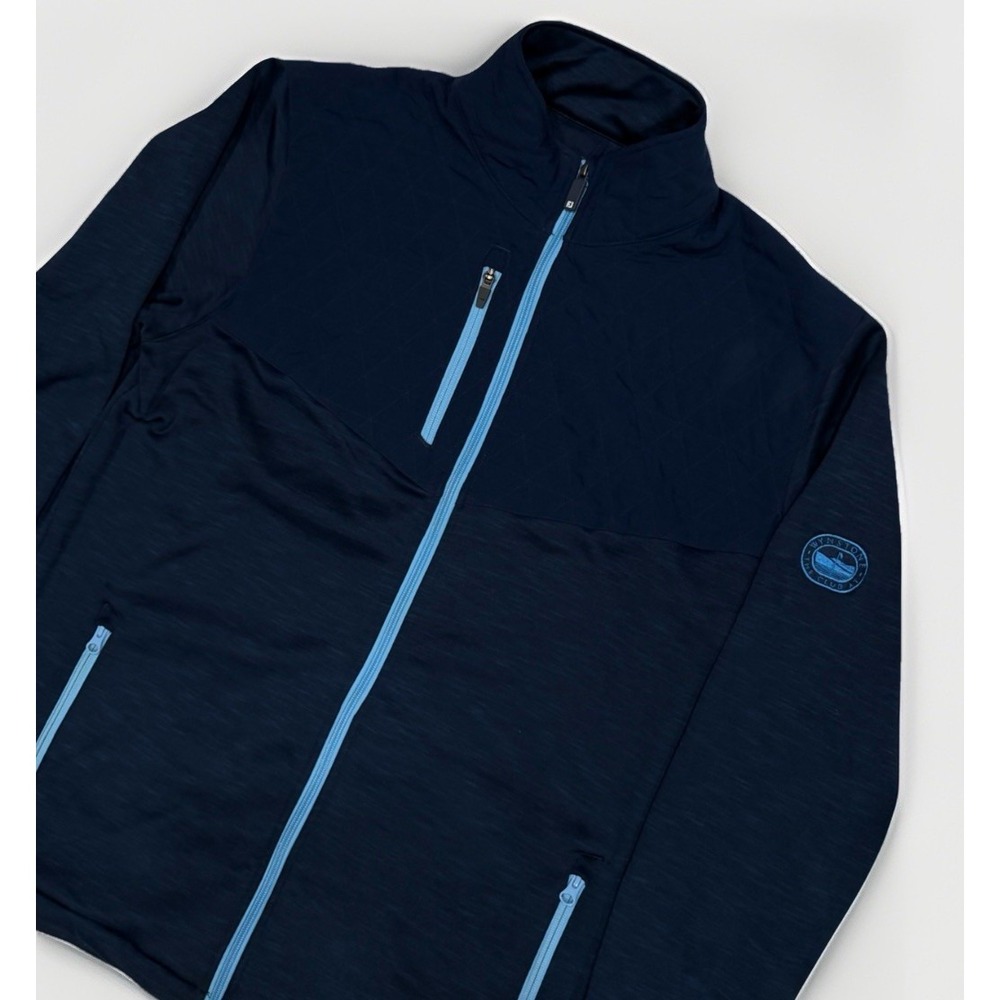 FOOTJOY ThermoSeries Full Zip Hybrid Jacket Men's Size L Navy Blue Wynstone Golf